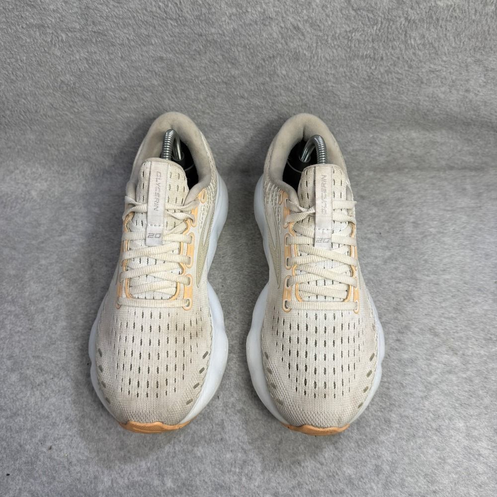 Brooks Glycerin 20 Women's Shoes Size 7.5 Beige Running Sneakers 1203691B133 - Picture 3 of 10